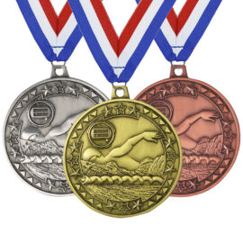 Custom Swimming Medals For Swim Events & Championships